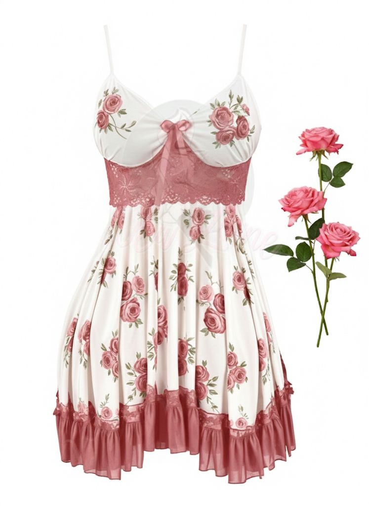 فستان باللون الأحمر