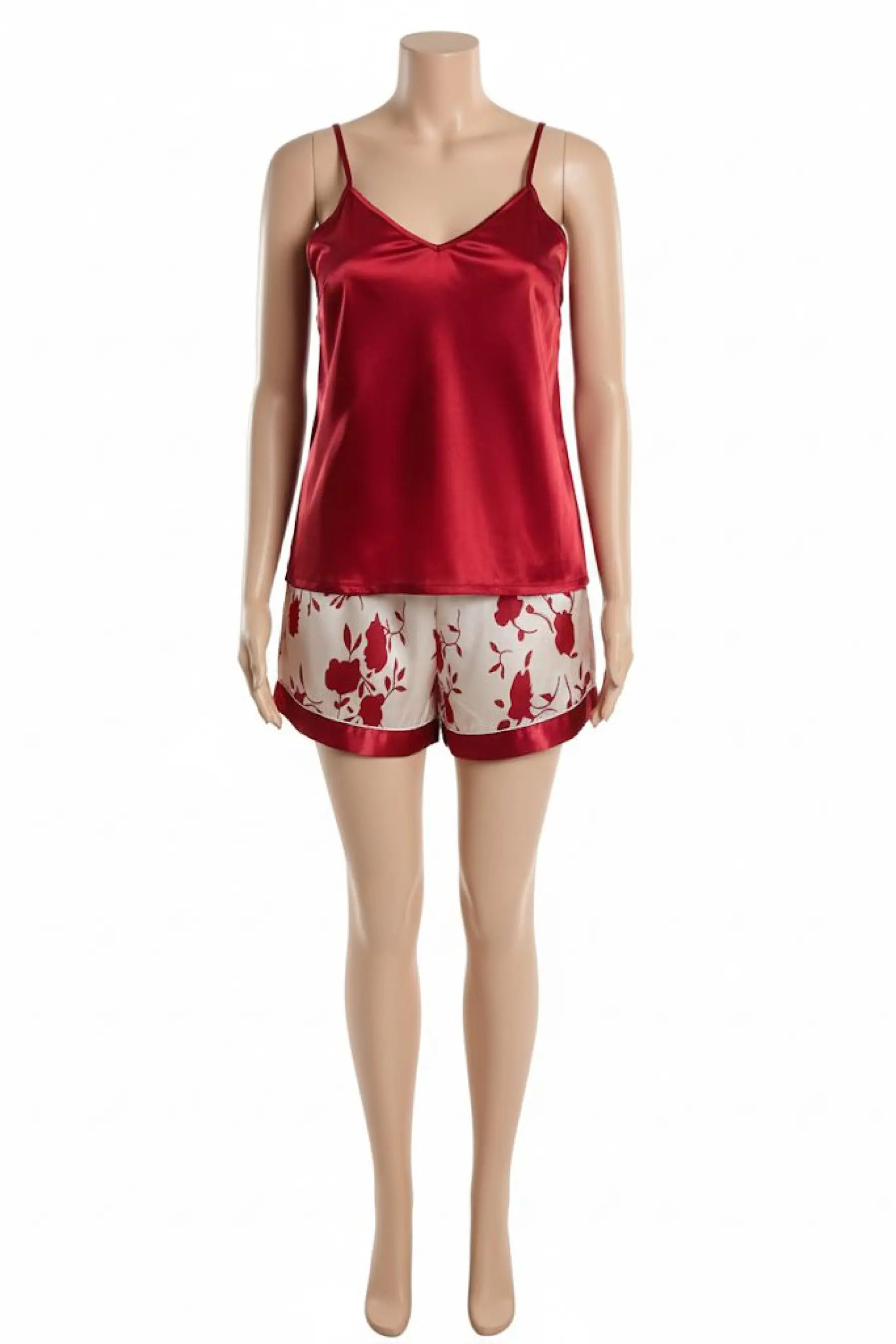 ملابس منزلية للسيدات بلون أحمر