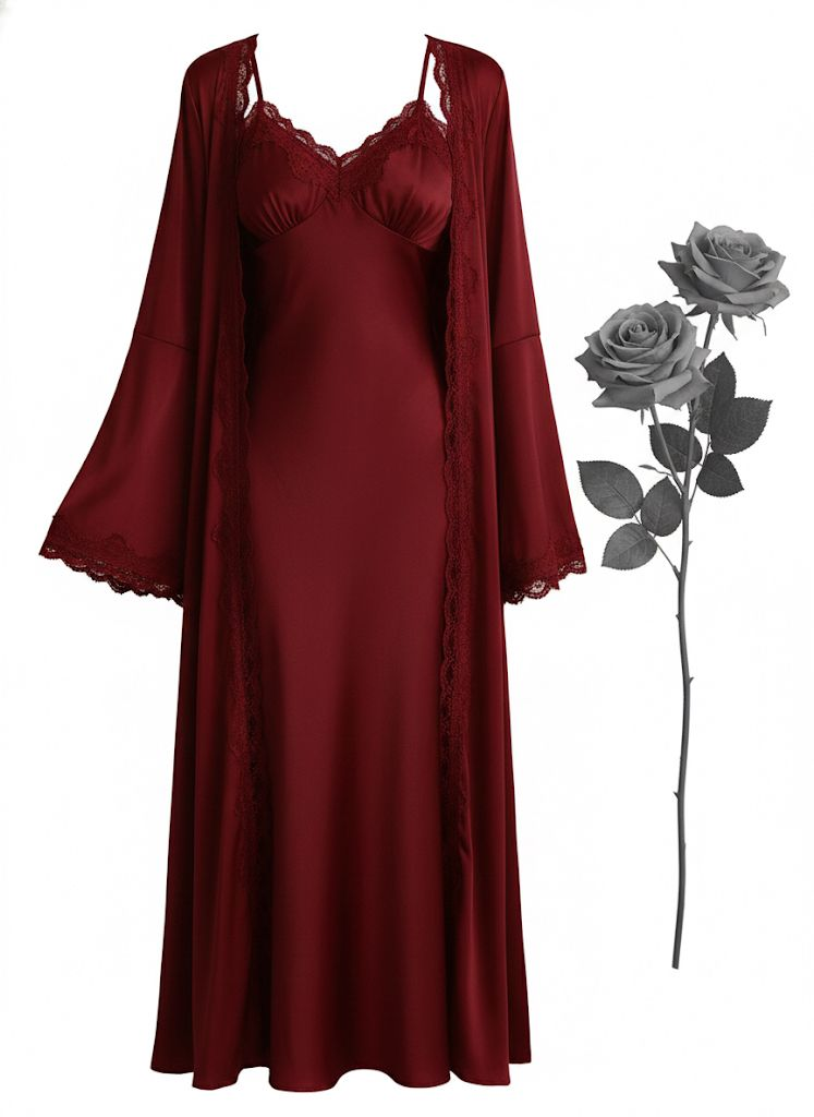 قميص نوم بروب طويل